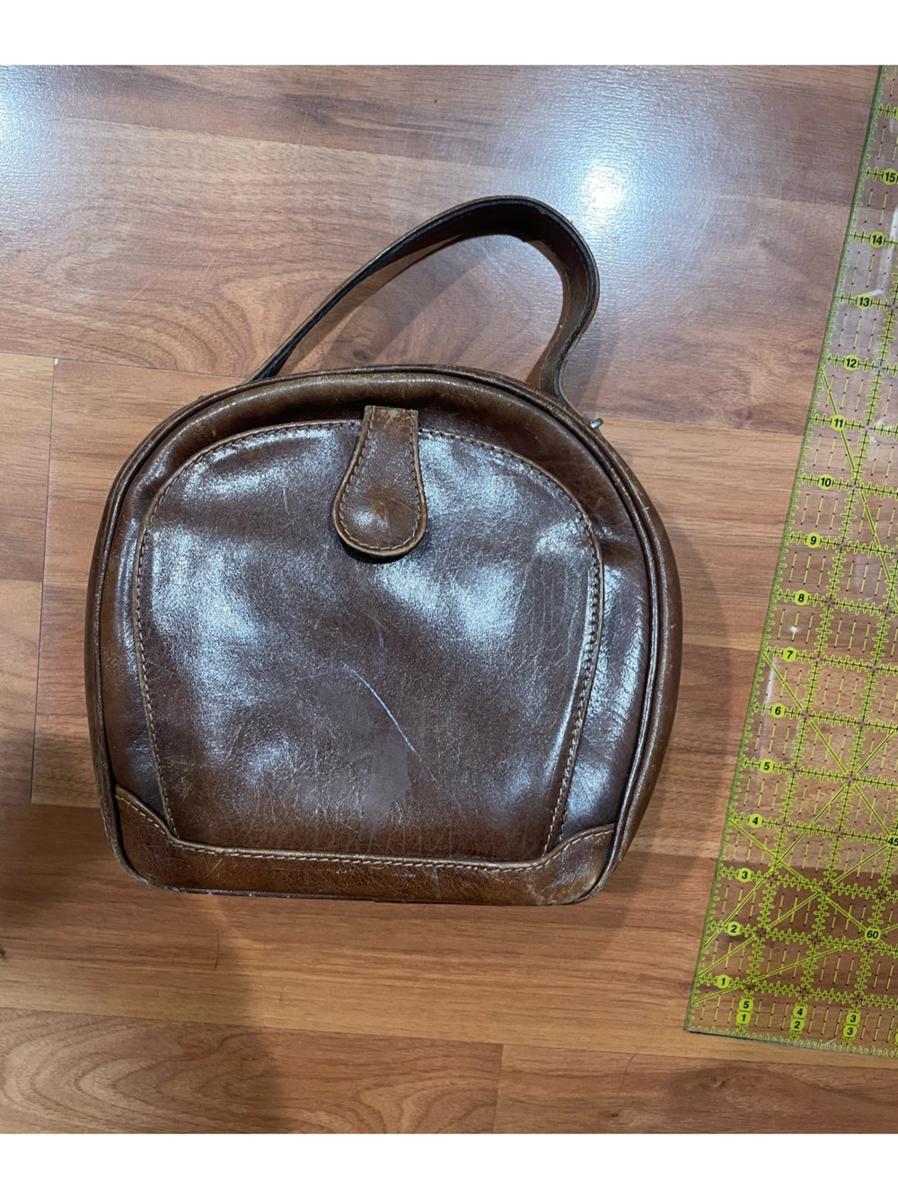 Nordstrom Vintage Brown Leather Mini Bag
